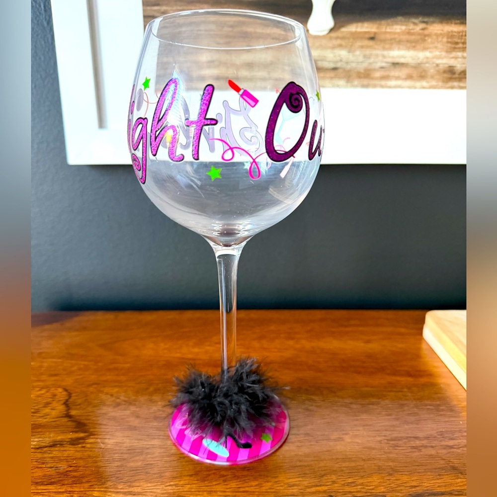 Girls Night Out Wine Glass